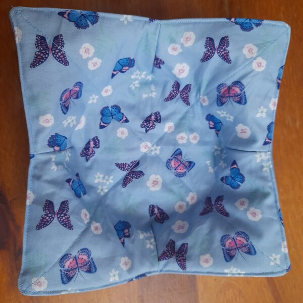Bowl Cozy Blue Butterfly's