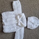 Baby cardy and beanie